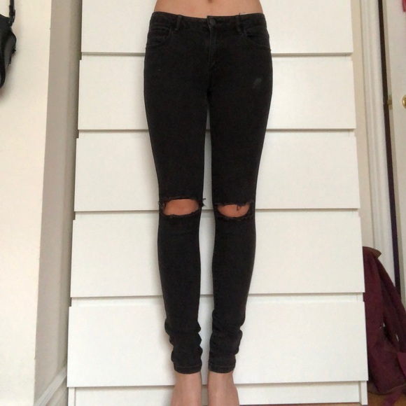 Garage Retro mid rise ripped jegging black - Picture 2 of 7
